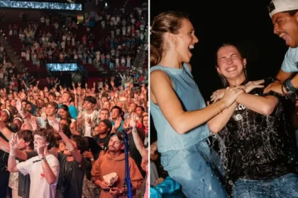 Evangelismo em universidade reúne 4.500 estudantes nos EUA, com centenas de conversões e dezenas de batismos no campus. Foto: Reprodução/Instagram/Unite US