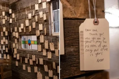 Uma loja de roupas femininas nos Estados Unidos tem se destacado por unir moda e fé ao criar uma capela de oração. Foto: Reprodução/Philanthropy Fashion