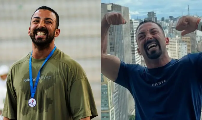 Fisiculturista com paralisia cerebral supera limites desde a infância, vence o preconceito e inspira milhares com sua história de fé. Foto: Reprodução/Instagram/lekaobodybuilder
