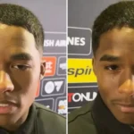 Após vitória do Brasil em amistoso contra a Croácia realizado nos EUA, jogador da Seleção destacou sua fé ao comentar o resultado. Foto: Reprodução/YouTube/TNT Sports Brasil