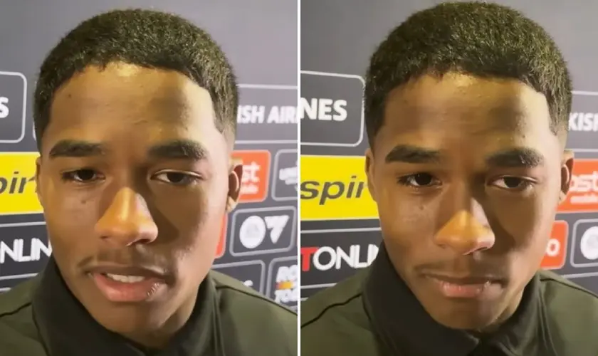 Após vitória do Brasil em amistoso contra a Croácia realizado nos EUA, jogador da Seleção destacou sua fé ao comentar o resultado. Foto: Reprodução/YouTube/TNT Sports Brasil