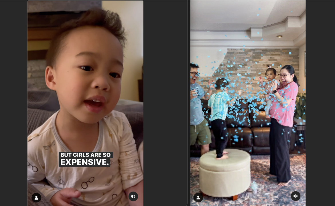 Criança de 5 anos Viralizou no tiktok / Imagem: Reprodução