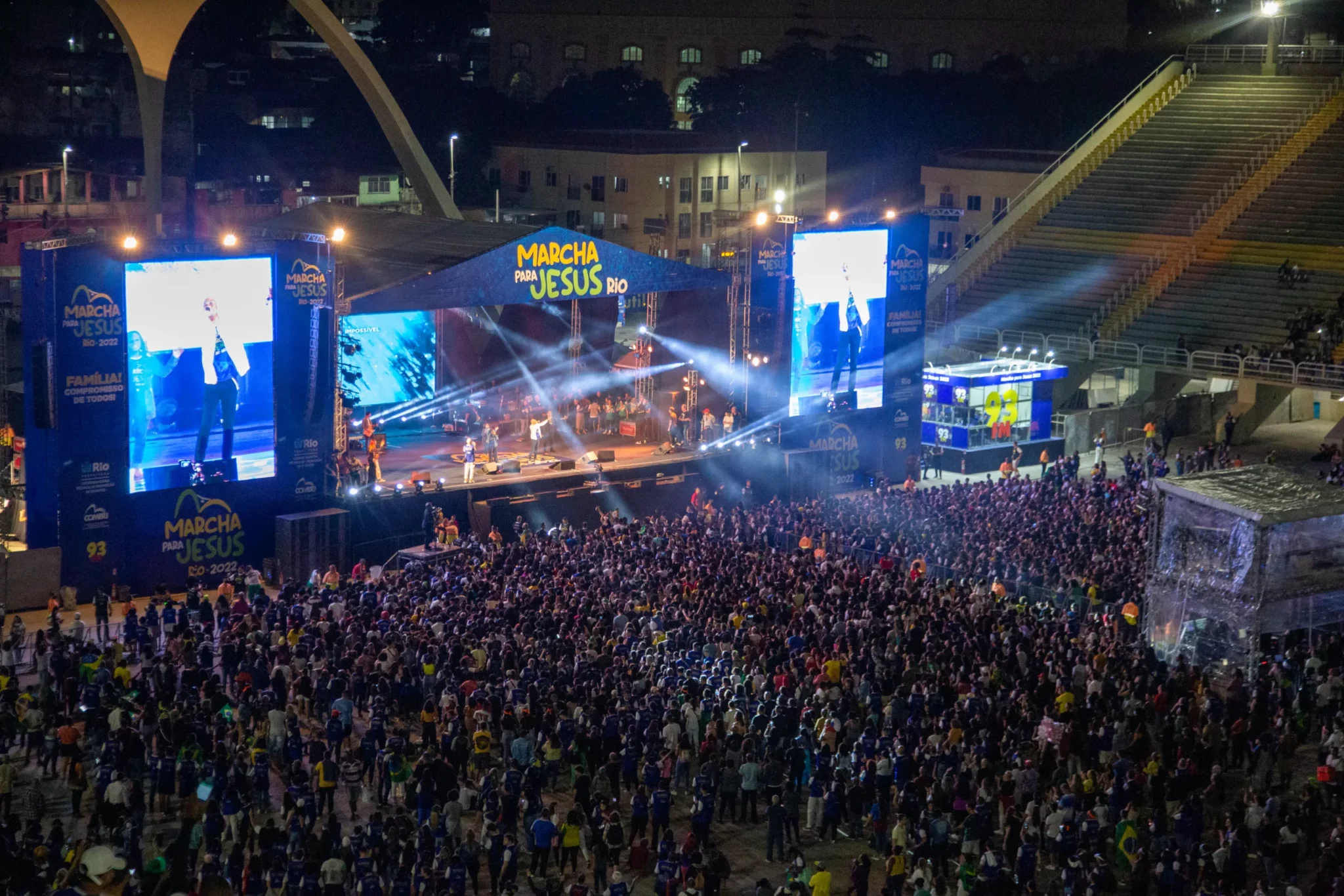 Marcha para Jesus no Rio de Janeiro reúne diversos artistas na Praça da Apoteose
