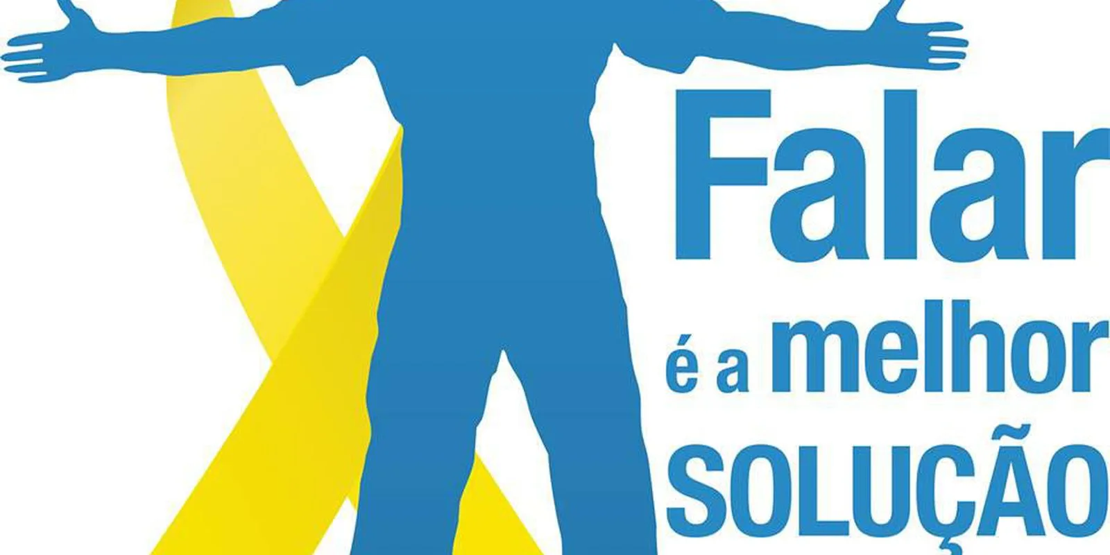 Campanha de conscientização sobre prevenção ao suicídio.