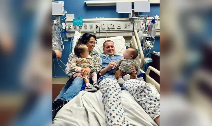 Esposa relata recuperação emocionante do evangelista baleado nos EUA, compartilhando atualização comovente sobre o marido e seu estado atual. Foto: Reprodução/Facebook/Zulya Schmid.