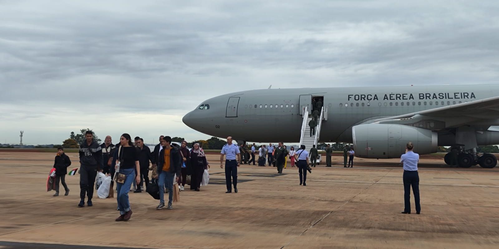 Chega ao Brasil o terceiro grupo de repatriados vindos de Gaza