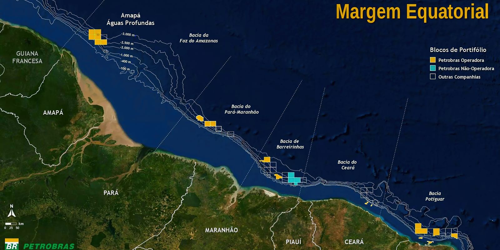 Petrobras envia sonda para a Margem Equatorial buscando retomar exploração de petróleo