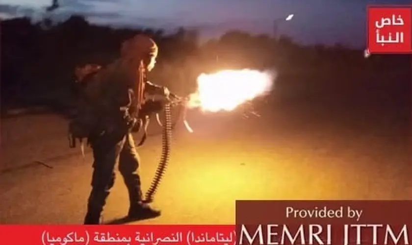Terroristas do Estado Islâmico atacaram uma vila em Moçambique, matando civis e destruindo propriedades, incluindo uma igreja. Foto: Reprodução/Memri