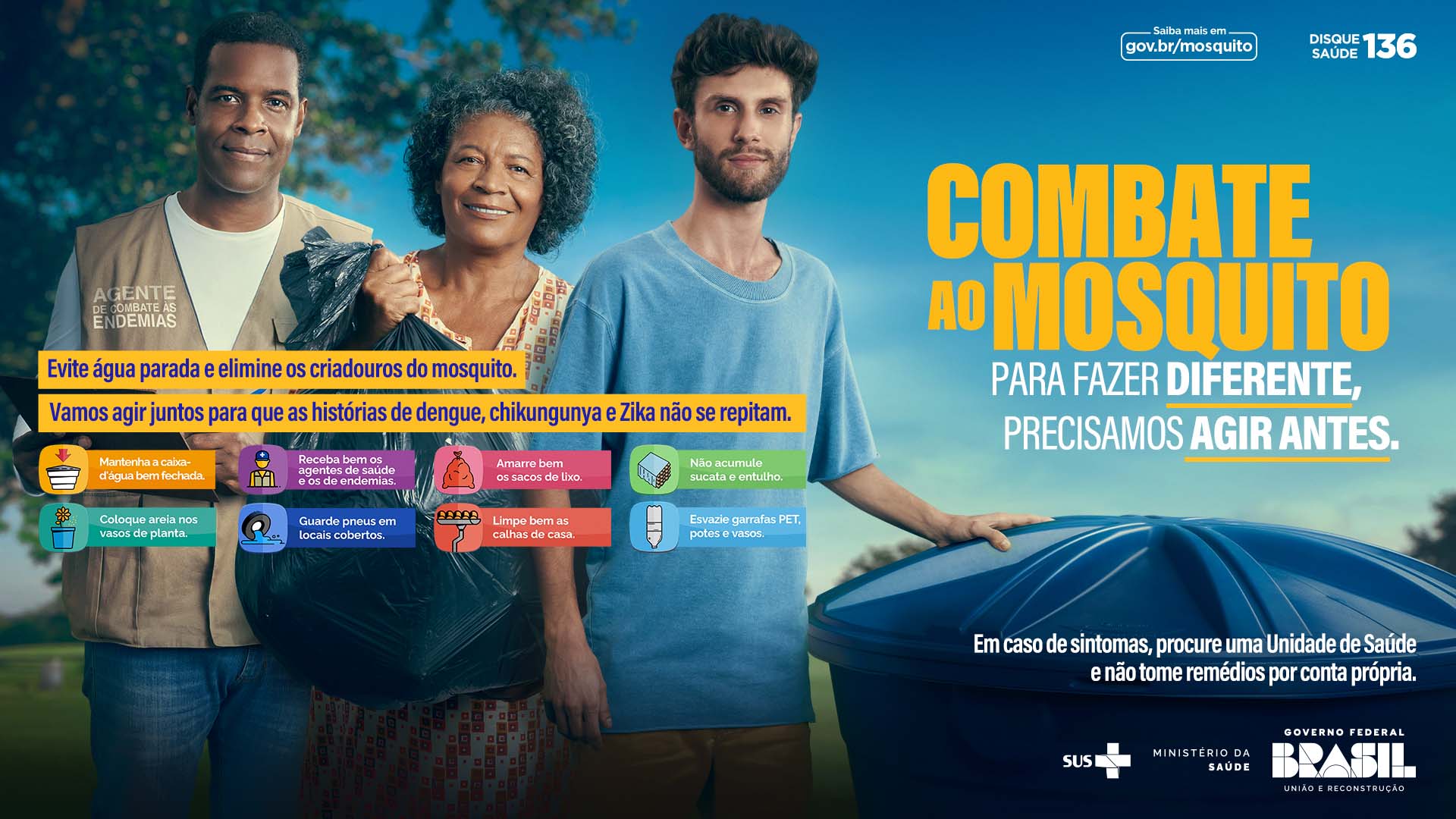 MINUTO DA SAÚDE: o que fazer em 10 minutos para combater a dengue