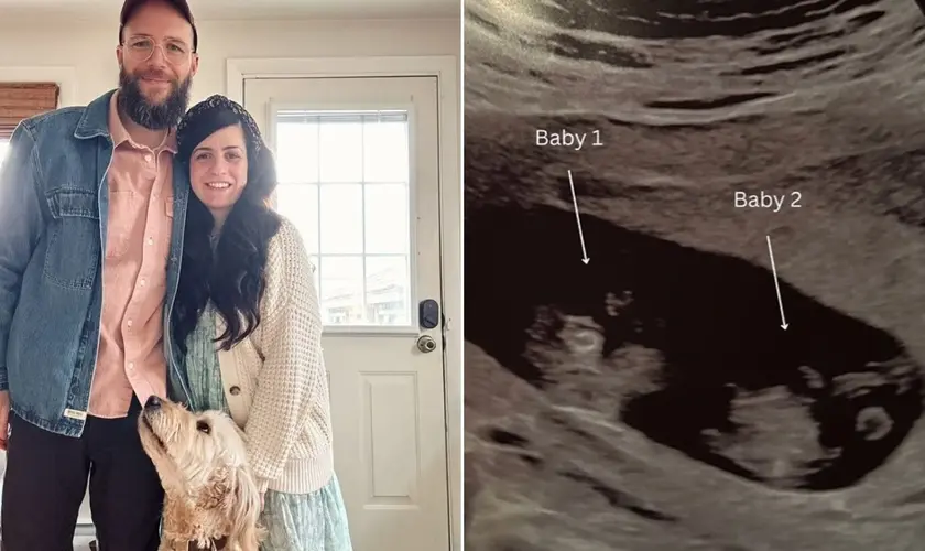 Matt e Carla Stinton, um casal cristão dos Estados Unidos, viveram um verdadeiro milagre após sofrerem dois abortos espontâneos. Foto: Reprodução/Instagram/Matt Stinton