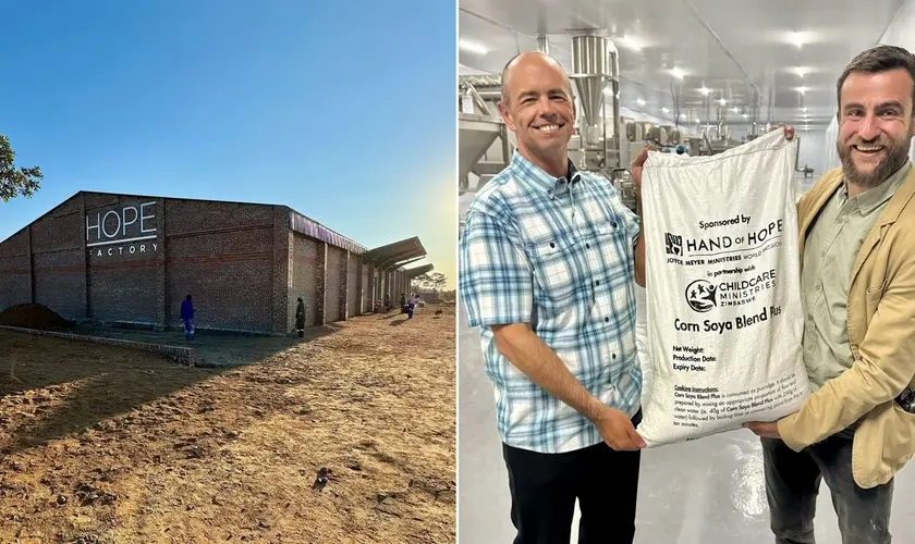 Joyce Meyer inaugura a "Hope Factory" no Zimbabwe, fornecendo refeições diárias para mais de 50.000 crianças. Foto: Reprodução/Instagram/Joyce Meyer.