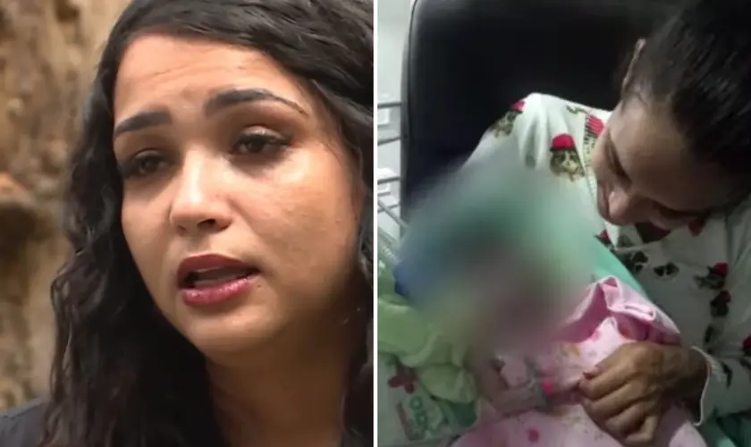 Mãe testemunha milagre ao cantar ''Aos olhos do Pai'' para seu bebê prematuro, que ressuscita após ser declarado morto. Foto: Captura de tela/YouTube/TV Tarobá
