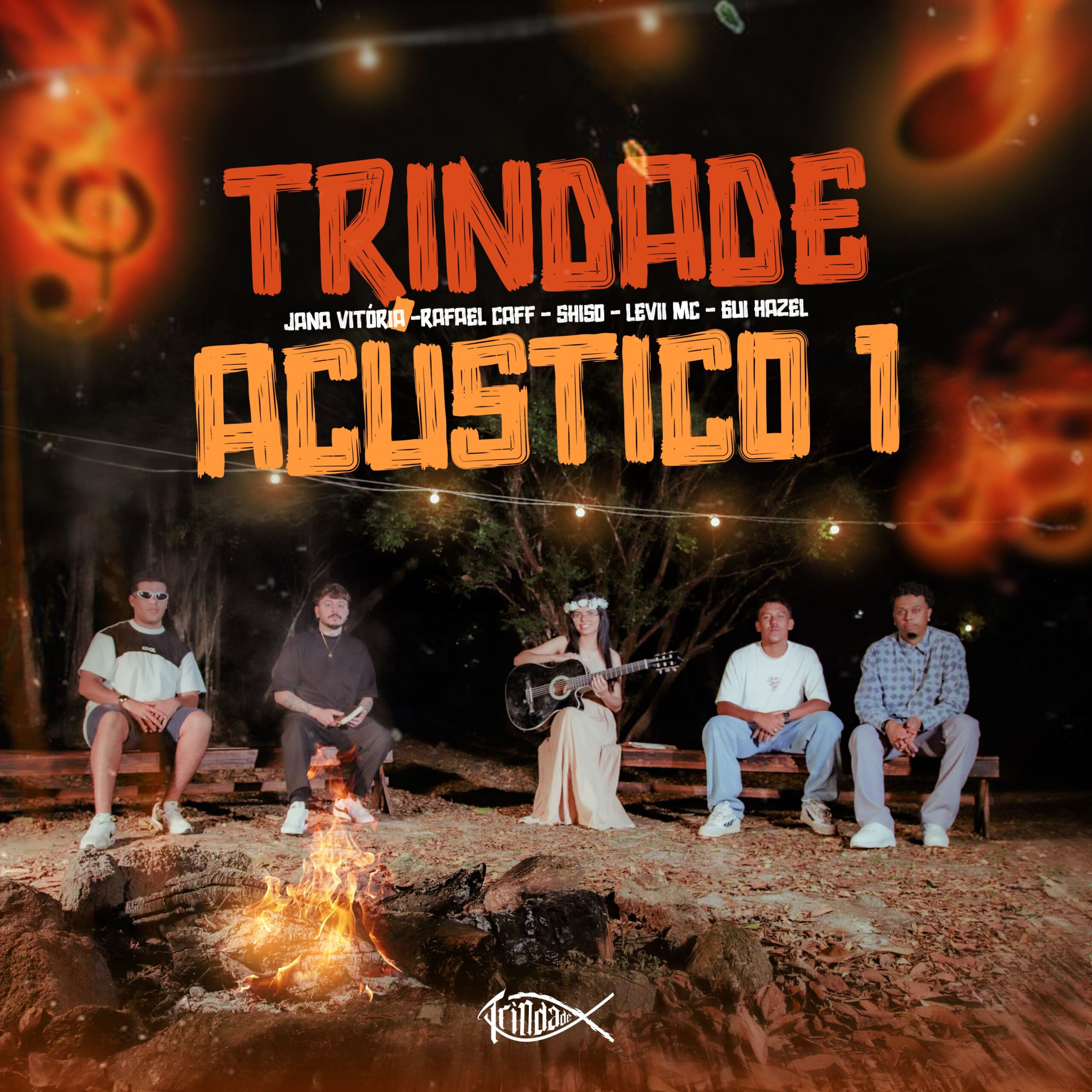 A gravadora Trindade Records lança seu primeiro projeto acústico e une talentos como Jana Vitória, Rafael Caff, Shiso, Levii & Gui Hazel. Foto: Divulgação.