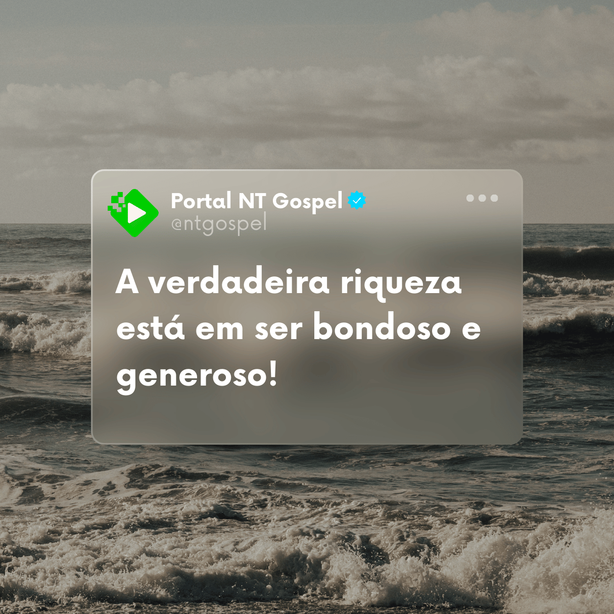 O Que Vale Mais, Bondade ou Riqueza?