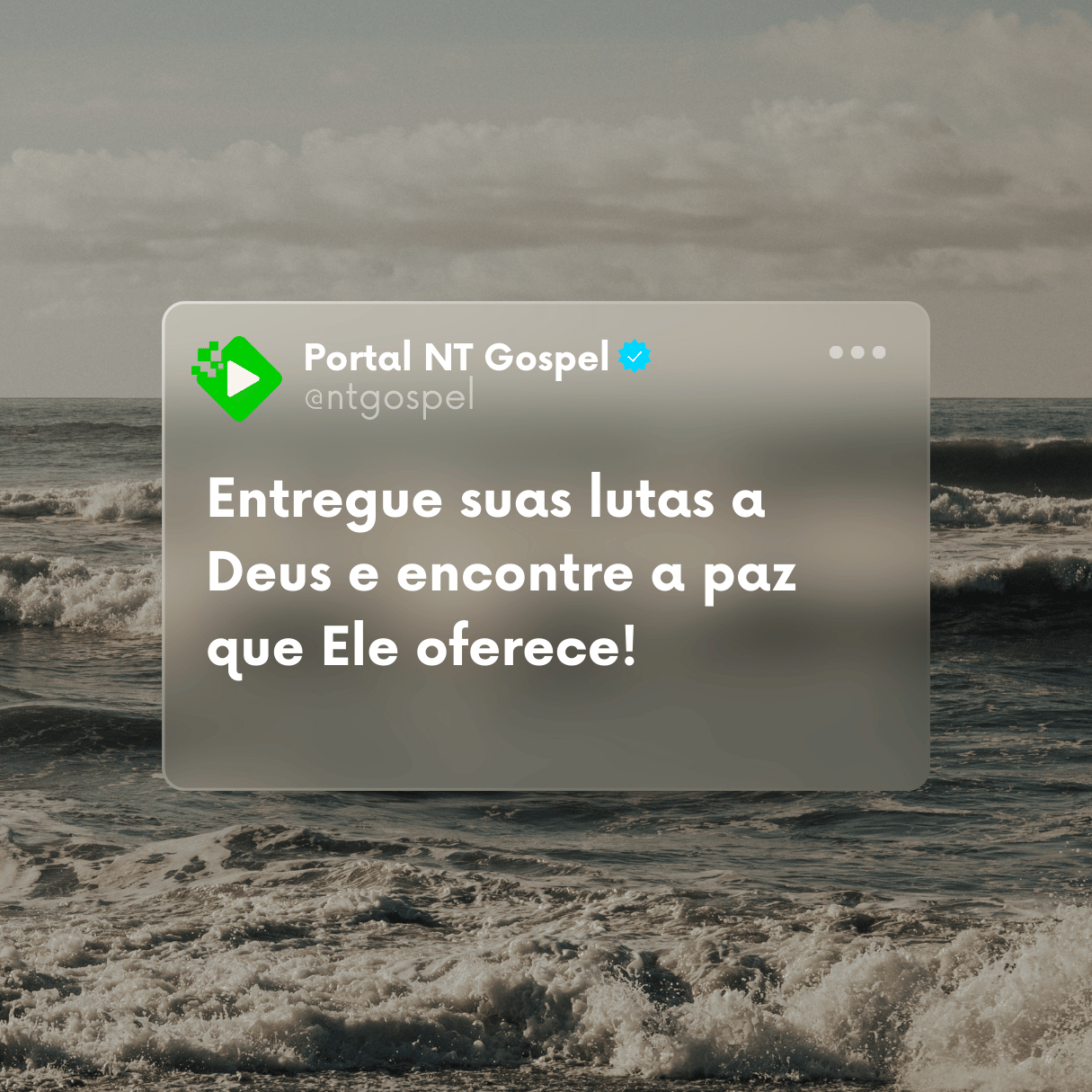 Pare de Lutar e Confie em Deus