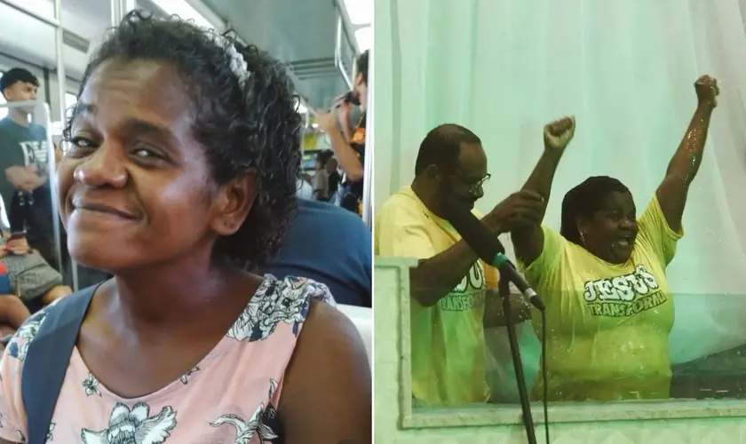 Ex-viciada em drogas, teve sua vida completamente transformada após ser resgatada pela missão Cristolândia. Foto: Junta de Missões Nacionais