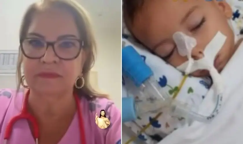 Criança volta à vida após afogamento e oração de avó emociona hospital. Um verdadeiro milagre que impactou médicos e familiares. Foto: Reprodução/Instagram/Marta Dornellas