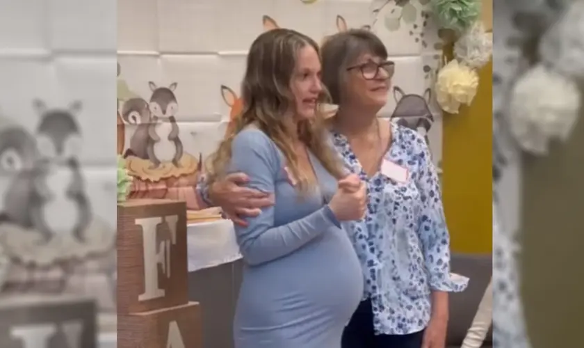 Uma igreja nos EUA realizou um chá de bebê para uma mãe que desistiu do aborto após encontrar apoio e conhecer Jesus. Foto: Love Life.