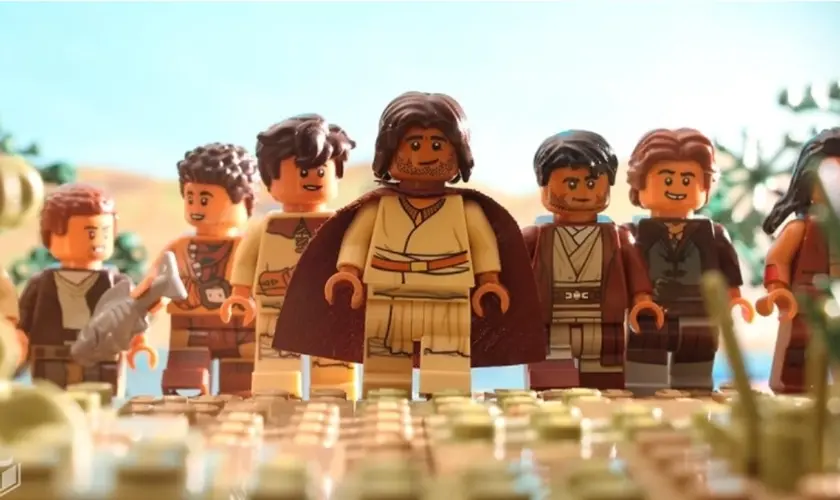 O ministério Go Chatter Studios usa LEGO em evangelismo, criando animações em stop-motion de histórias bíblicas para crianças e jovens. Foto: Go Chatter Studios