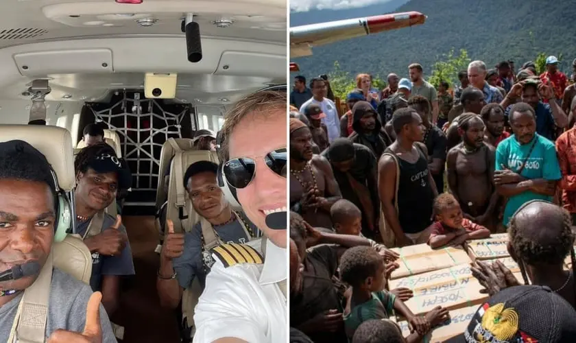 Missionários usam aeronaves para entregar suprimentos e a Palavra de Deus, mantendo vivo o evangelismo no Congo. Foto: Reprodução/Instagram/Mission Aviation Fellowship