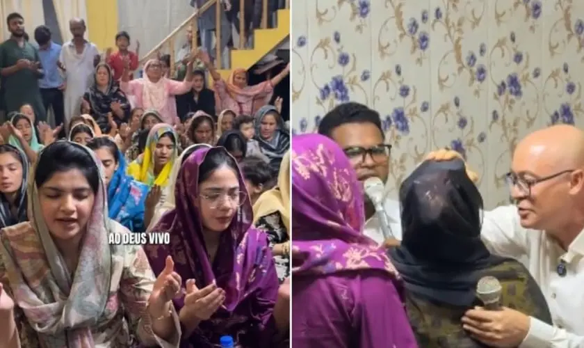 Igreja no Paquistão continua os cultos, mesmo após sua cidade ter sido alvo de um atentado terrorista e de uma onda de protestos. Foto: Reprodução/ Instagram/One Passion Mission