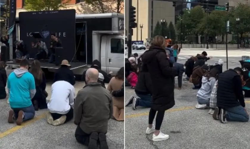 Um grupo de cristãos em Chicago, Illinois, tem visto suas orações serem respondidas com o salvamento de dezenas de bebês do aborto. Foto: Reprodução/Instagram/Juan-Elias Riesco
