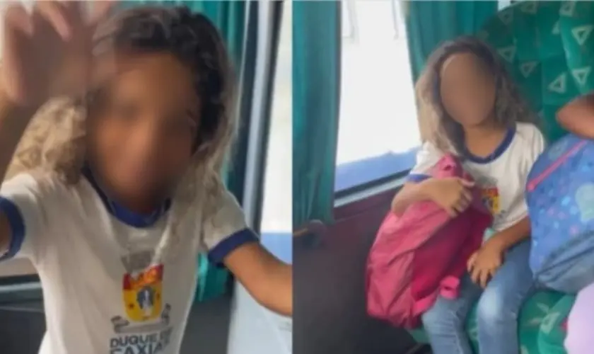 Evangelismo em Ônibus: Motorista escolar promove louvor e oração no Rio de Janeiro, e uma aluna compartilha com alegria sua conversão a Jesus. Foto: Reprodução/Instagram/Felipe Pereira