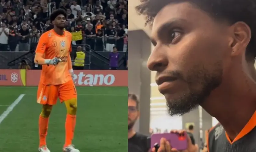 Após jogador do Corinthians levar time para final, ele agradece vitória a Deus: ''Se não fosse Jesus Cristo, eu não estaria aqui''. Foto: Reprodução/Instagram/Corinthians/Reprodução/Instagram/Vitor Peixoto