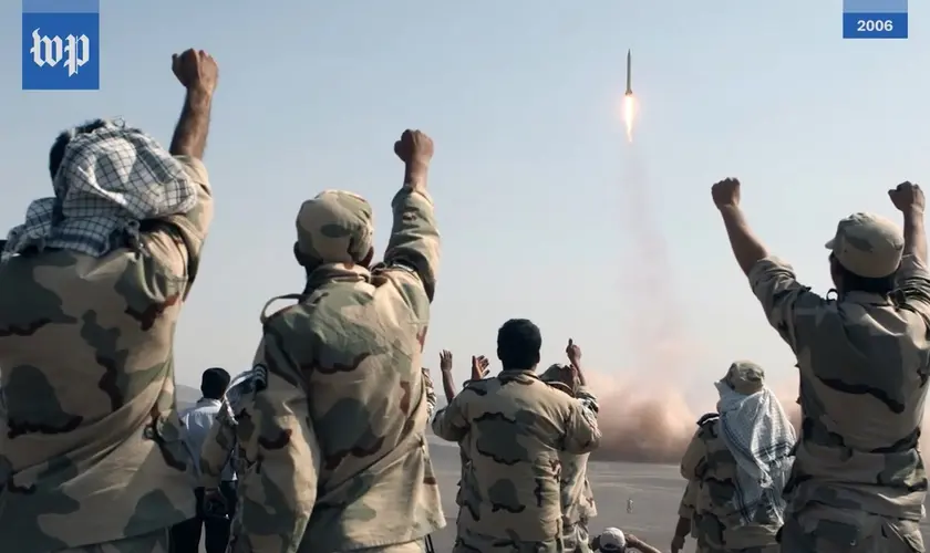 UE designa IRGC como terrorista, reforçando a segurança e o apoio a cristãos na Europa contra ameaças do regime iraniano. Foto: Captura de tela/YouTube/Washington Post