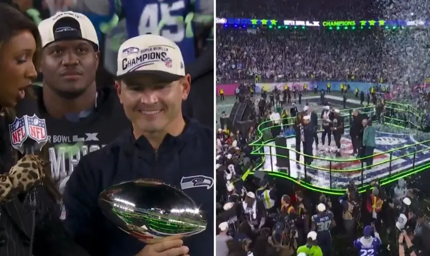 Campeões do Super Bowl creditam vitória a Deus: ''Somos incrivelmente abençoados por sermos campeões mundiais''. Foto: Reprodução/X/NFL
