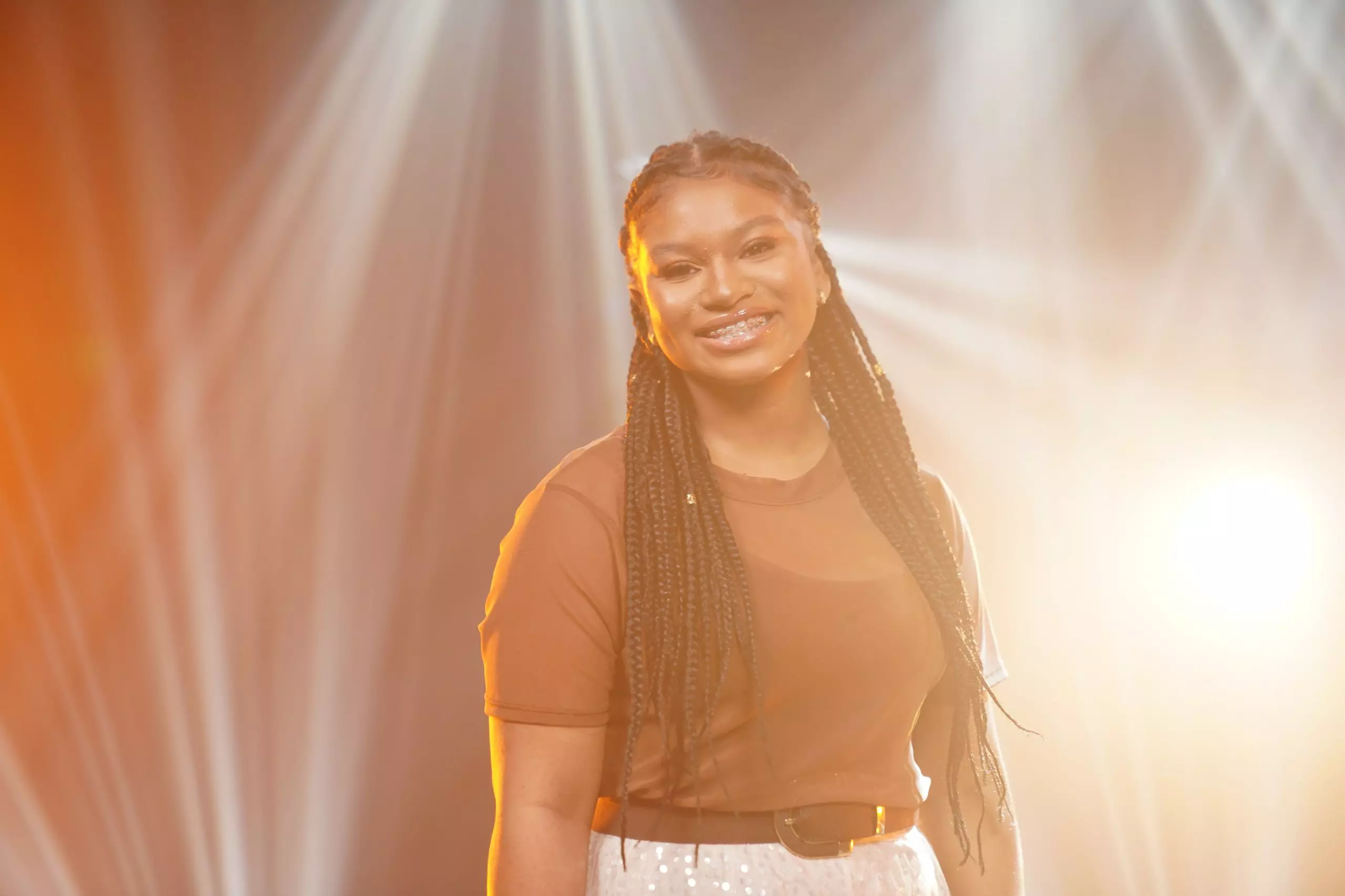 A cantora Thalita Roberta apresentou ao público recentemente seu mais novo single, “Azeite de Reserva”, pela MK Music. Foto: Divulgação.