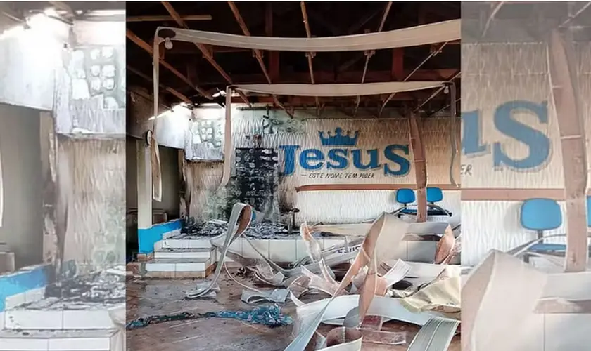 Ataque à igreja no interior de São Paulo envolve invasão, furto e incêndio, deixando prejuízos e mobilizando investigação da Polícia Civil. Foto: Arquivo Pessoal.