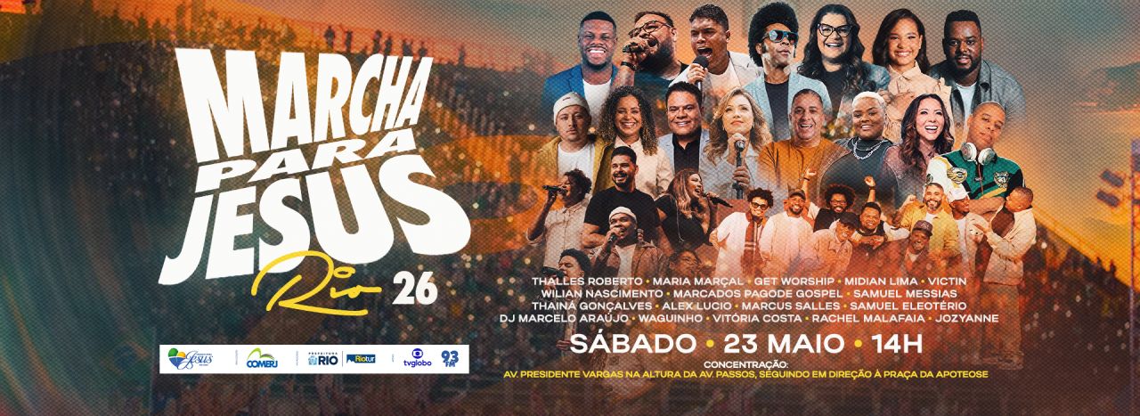 Marcha Para Jesus do Rio de Janeiro terá esquema especial de trânsito