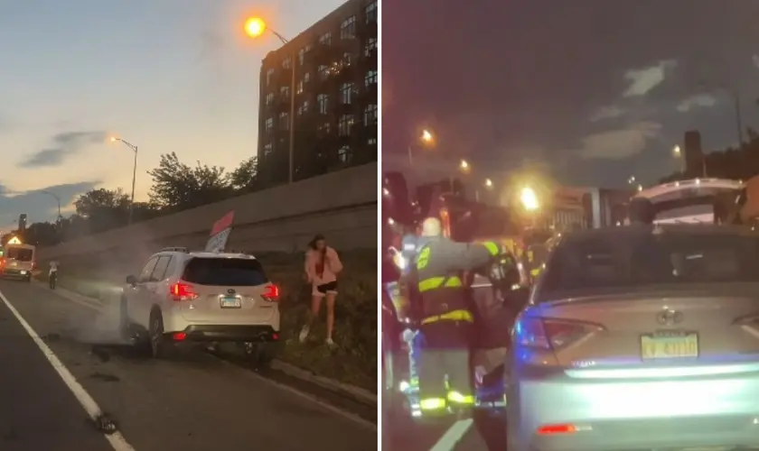Após sofrer convulsão em carro na rodovia, mulher é socorrida por cristãos que se unem em oração e testemunham um desfecho surpreendente. Foto: Reprodução/Instagram/Sabréja Martinez