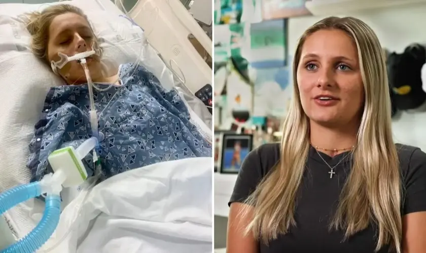 Adolescente testemunha que sua recuperação de um grave traumatismo craniano foi resultado da intervenção de Deus. Foto: Reprodução/CBN News