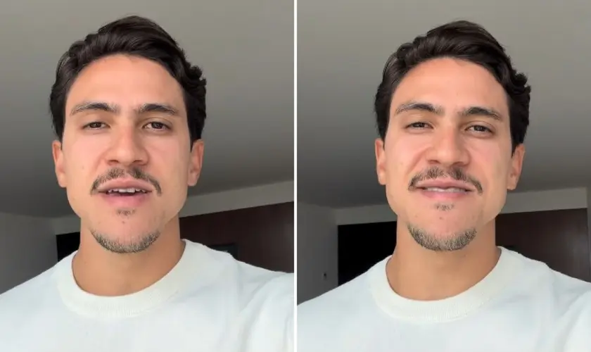 Jogador do Flamengo compartilhou uma reflexão bíblica nas redes e encorajou seus seguidores a crerem em Jesus Cristo como Senhor e Salvador. Foto: Reprodução/Instagram/Pedro Guilherme