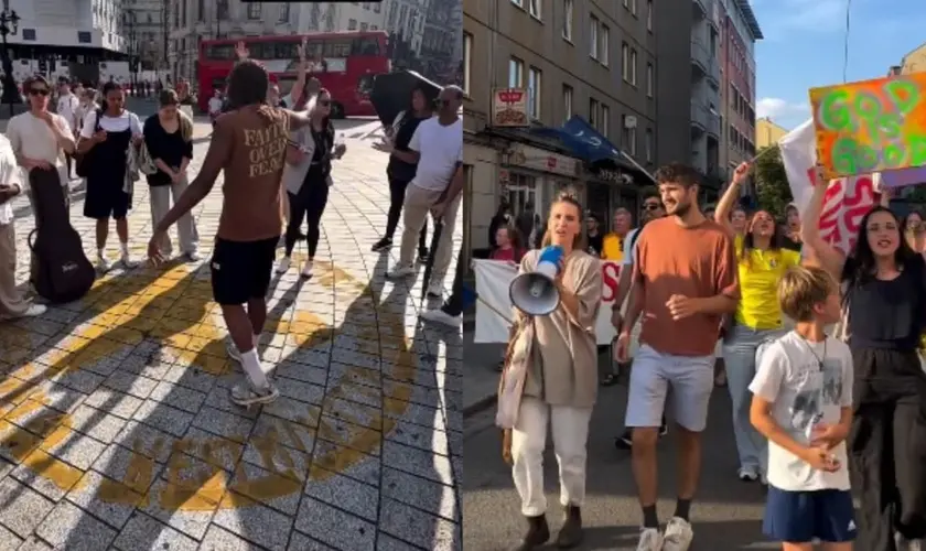 Evangelismo em massa na Europa leva quase 2 mil pessoas a Jesus em ações realizadas nas ruas de 24 cidades. Foto: Reprodução/Instagram/Awakening Europe