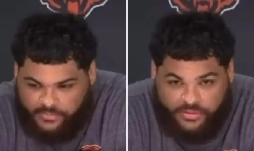 Após assinar um contrato milionário com o Chicago Bears, jogador de futebol americano chama atenção ao colocar sua fé acima da conquista. Foto: Reprodução/Instagram/Christian Athletes