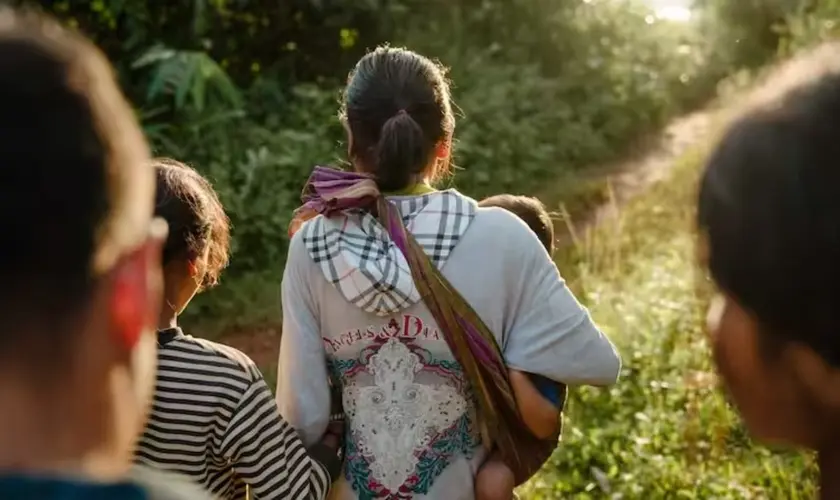 Cristãos no Laos enfrentam perseguição e expulsões, mas permanecem firmes na fé e encontram na floresta um lugar para viver e adorar a Deus. Foto: Ilustração/Portas Abertas