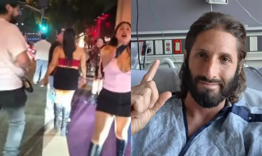 Evangelista é agredido durante pregação nas ruas da Califórnia, em mais um episódio de tensão envolvendo o evangelismo nos EUA. Foto: Reprodução/Instagram/David Ramirez