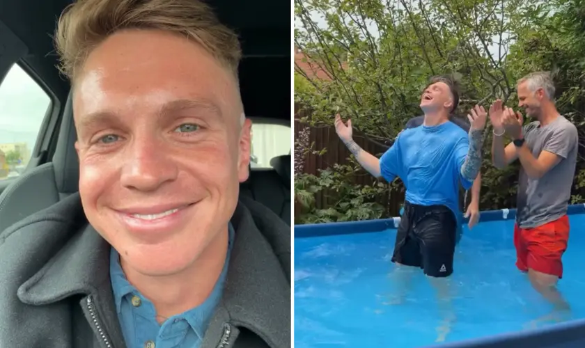 Um influenciador ex-cético surpreendeu os fãs ao anunciar que entregou sua vida a Jesus e compartilhar seu batismo. Foto: Captura de tela/Instagram/joeweller