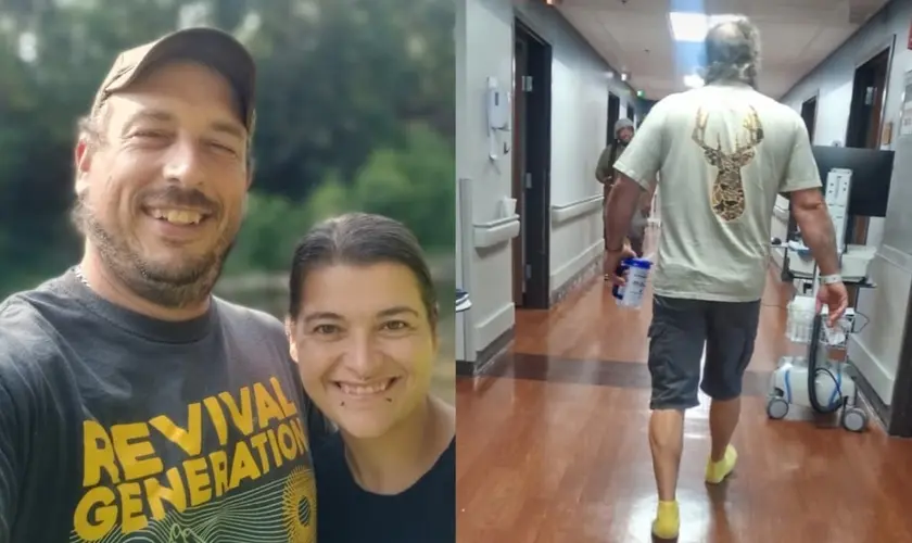A evangelista americana Kayla Gabbard afirmou ter testemunhado um homem voltar à vida após sofrer uma parada cardíaca. Foto: Facebook/Richard Reeder/Instagram/Kayla Gabbard