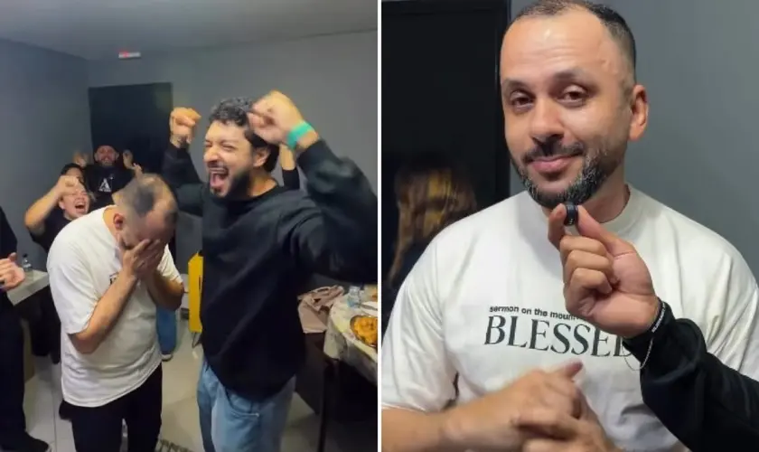 Homem relata cura de surdez após 39 anos sem ouvir do ouvido direito durante oração em igreja de São Paulo. Foto: Reprodução/Instagram/Matheus Silva