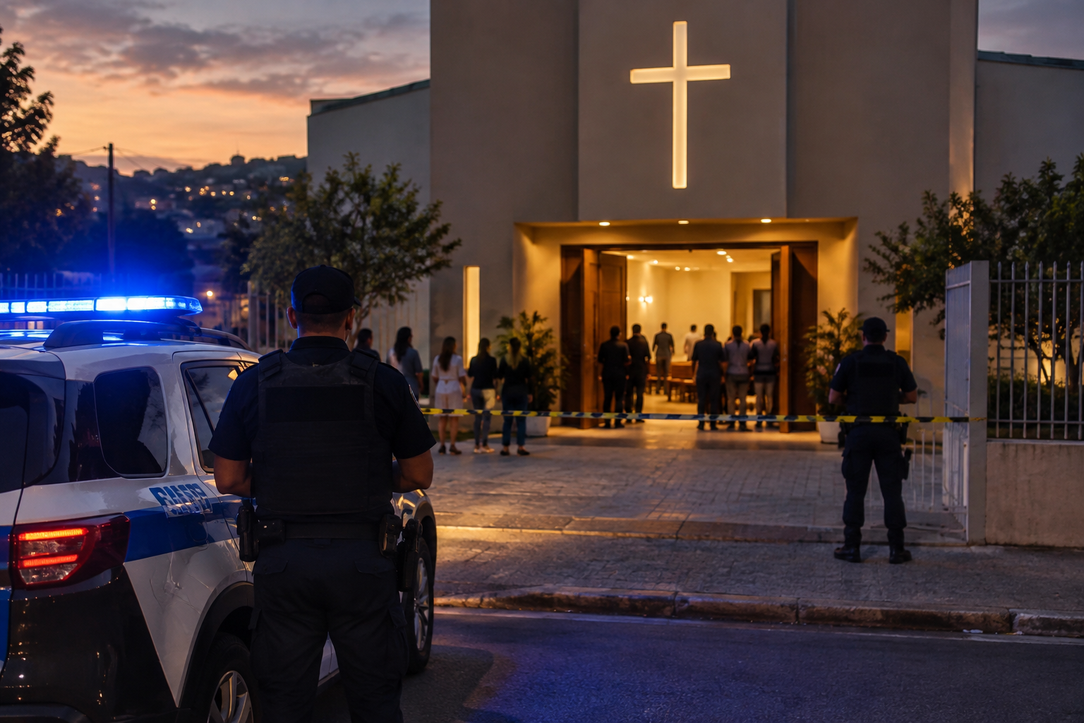 Mulher é presa após entrar armada em igreja evangélica em Governador Valadares