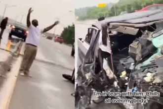 acidente de carro, homem agradece, obrigado Jesus / Foto: Reprodução