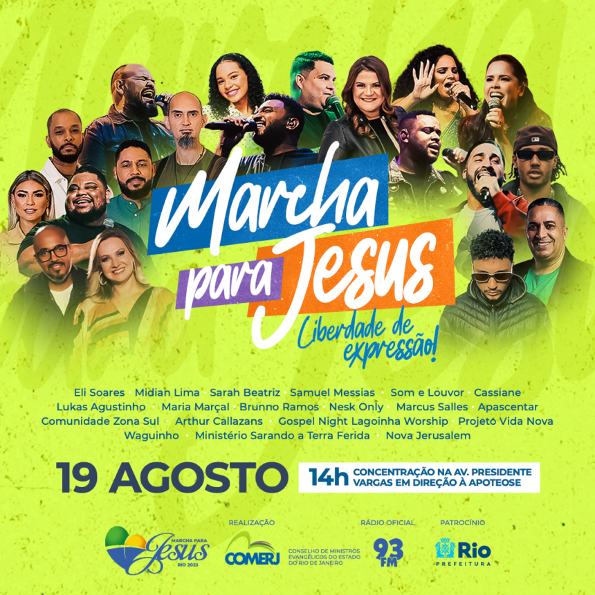 marcha para Jesus 2023 Rio de Janeiro