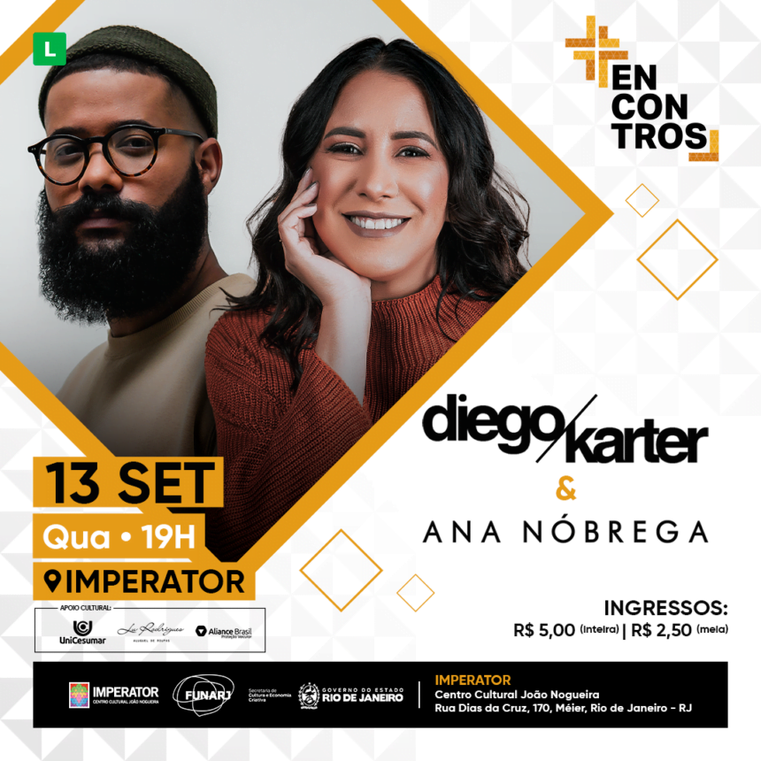 Diego Karter e Ana Nobrega no Mais Encontros na casa de Shows Imperator