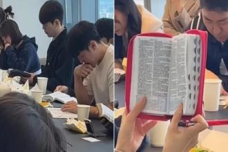 Encontros dos cristãos da Coreia do Sul são promovidos pela organização “Leitura Pública das Escrituras”. Foto: Reprodução/Internet