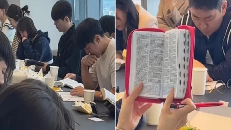 Encontros dos cristãos da Coreia do Sul são promovidos pela organização “Leitura Pública das Escrituras”. Foto: Reprodução/Internet