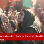 Após 4 meses sem ataques islâmicos, os cristãos no Paquistão comemoram o Natal com segurança no final de semana. Foto: Reprodução/YouTube/BBC News.